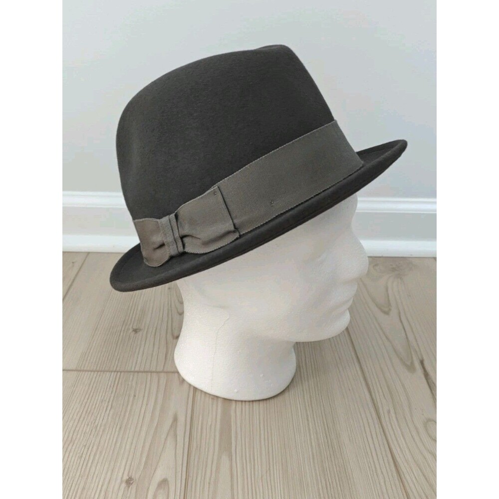 Country gentleman  "floyd" large - Classic men's fedora- made in USA 100% Wool